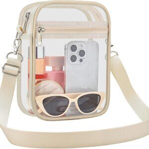 Clear Purse Stadium Approved CrossBody Bag for Men and Women